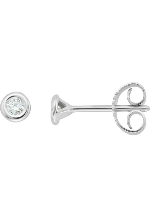 Ohrringe - weißgoldfarben