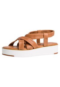 Tamaris Plateausandalette - cognac