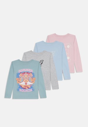 4 PACK - Topper langermet - light blue/light green/light pink