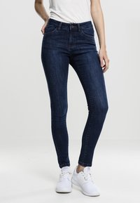 Urban Classics LADIES PANTS - Vaqueros pitillo - darkblue