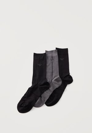 Emporio Armani, 3 PACK - Chaussettes - black