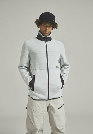 FLEECE TEDDY - Fleecejacke - grey ice