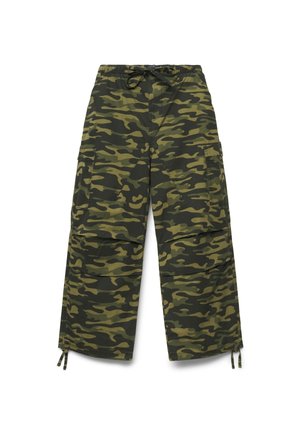 Calliope, PANTALONE LUNGO FANTASIA - Trousers - var verde kaki