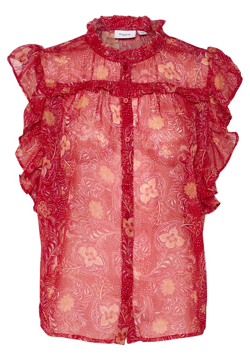 Saint Tropez Overhemdblouse rood