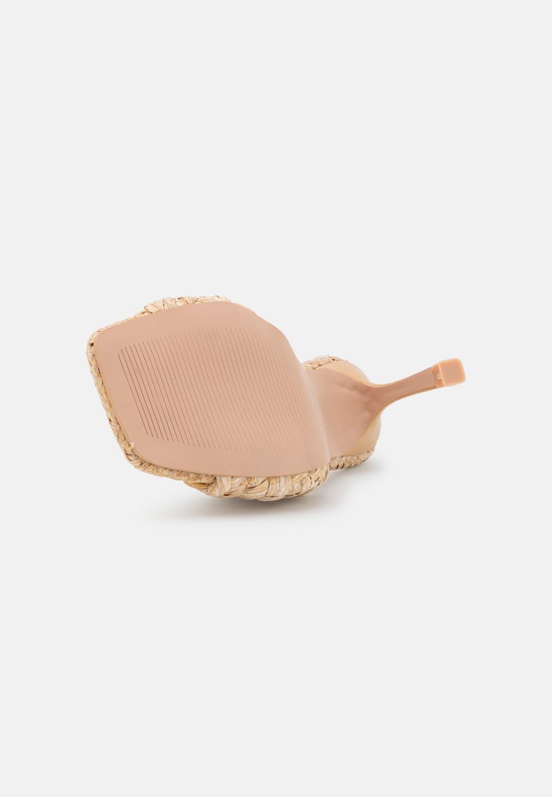 Damen Flache Pantoletten | RAID SAMAIRA Pantolette hoch natural/beige - VJ50607 Damen Flache Pantoletten | RAID SAMAIRA Pantolette hoch natural/beige - VJ50607