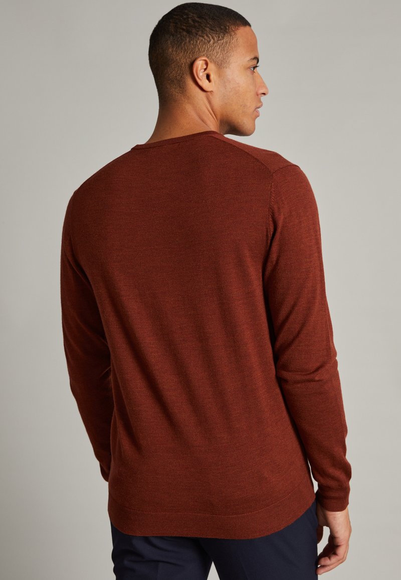Herren Strickjacken | Matinique MARGRATE MERINO Strickpullover rust brown melange/braun - ES24906 Herren Strickjacken | Matinique MARGRATE MERINO Strickpullover rust brown melange/braun - ES24906