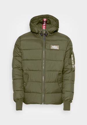 PUFFER ALPHA - Zimní bunda - dark green