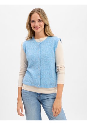 MARIE LUND WESTE - Weste - hellblau flieder - 0002