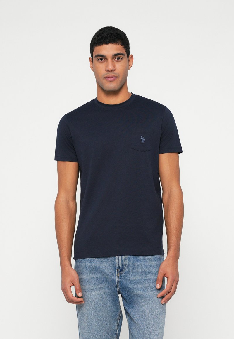 U.S. Polo Assn. T-shirt basic donkerblauw denim U.S. Polo Assn. T-shirt basic donkerblauw denim