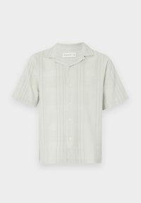 Camp Collar Textured Button-Up Shirt - Vapaa-ajan kauluspaita - green