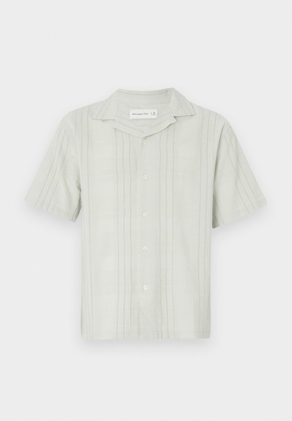 Camp Collar Textured Button-Up Shirt - Shirt2