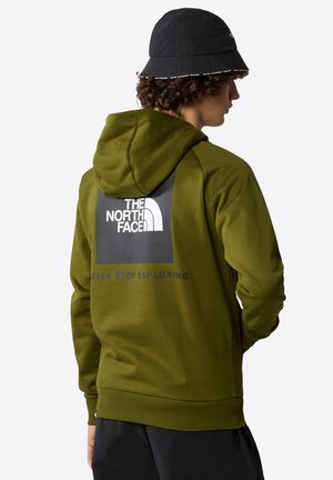 The North Face RAGLAN REDBOX - Sweat à capuche - forest olive