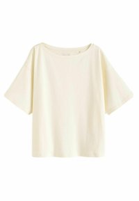 SLOUCH SHOULDER - T-shirt basique - ecru white