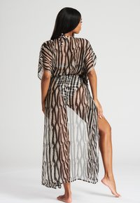 South Beach PRINT CHIFFON MAXI KAFTAN - Strandaccessoire - zebra