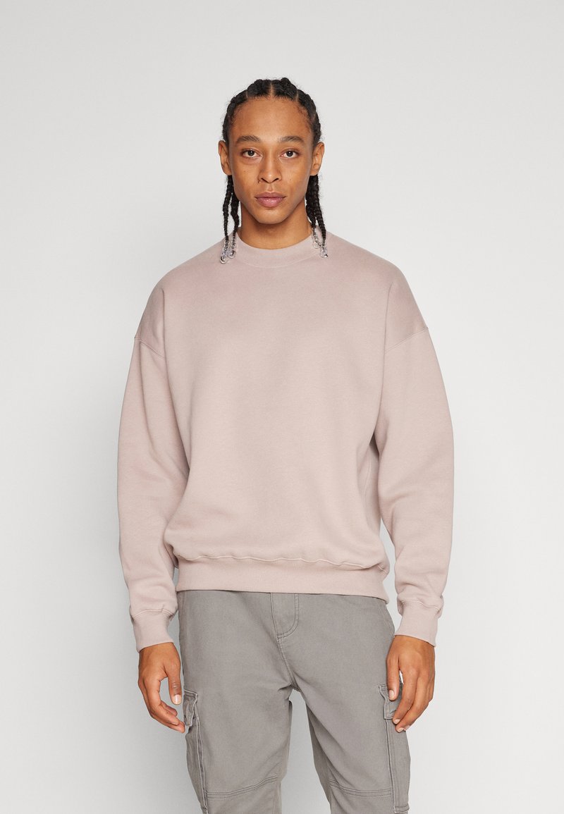 Abercrombie & Fitch ESSENTIAL CREW - Sweatshirt - bark