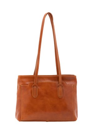 Shopping bag - cognac