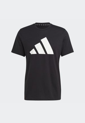 adidas Performance ESSENTIALS FEEL READY - T-Shirt sport - black/white