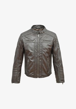 Le Temps Des Cerises, Veste en cuir - brown