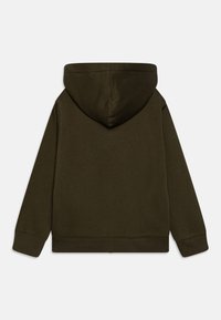 GAP COZY LOGO BOYS - Cipzáras pulóver - olive night