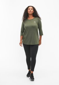 Active by Zizzi WORKOUT  - Top dugih rukava - thyme