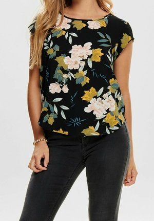 Blouse - mottled black