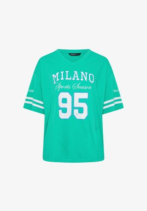 Yours Clothing, PLUS SIZE CASUAL TOPS - T-Shirt print - mint