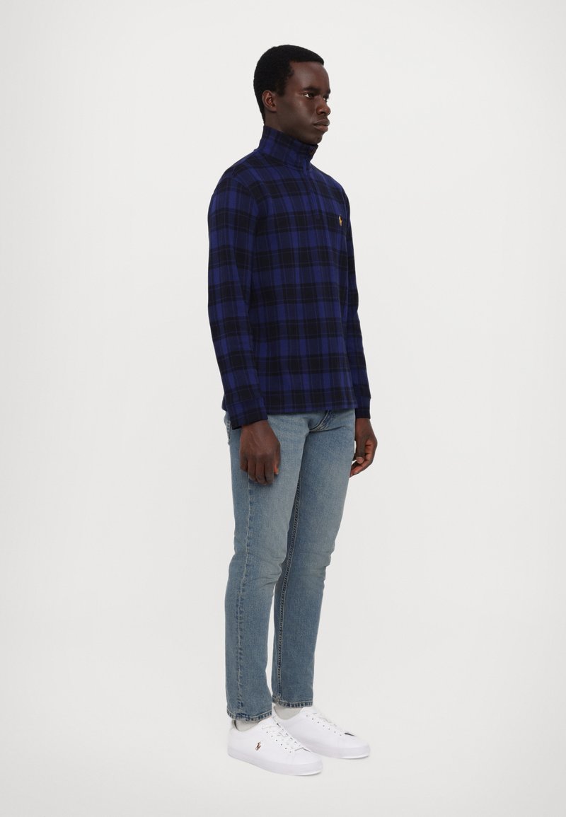 Polo Ralph Lauren LONG SLEEVE HALF ZIP - Jumper - holiday fall royal/black 