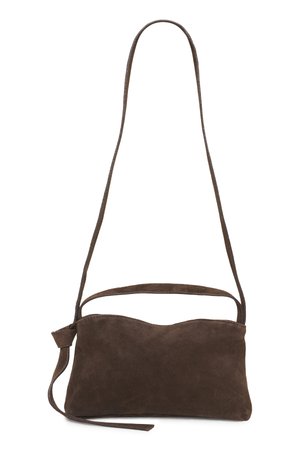 Soaked in Luxury, SLCALILJE SMALL SUEDE - Håndtasker - coffee bean