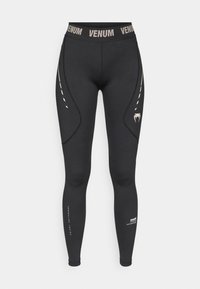 LEGGINGS - Retuusid - black/ivory