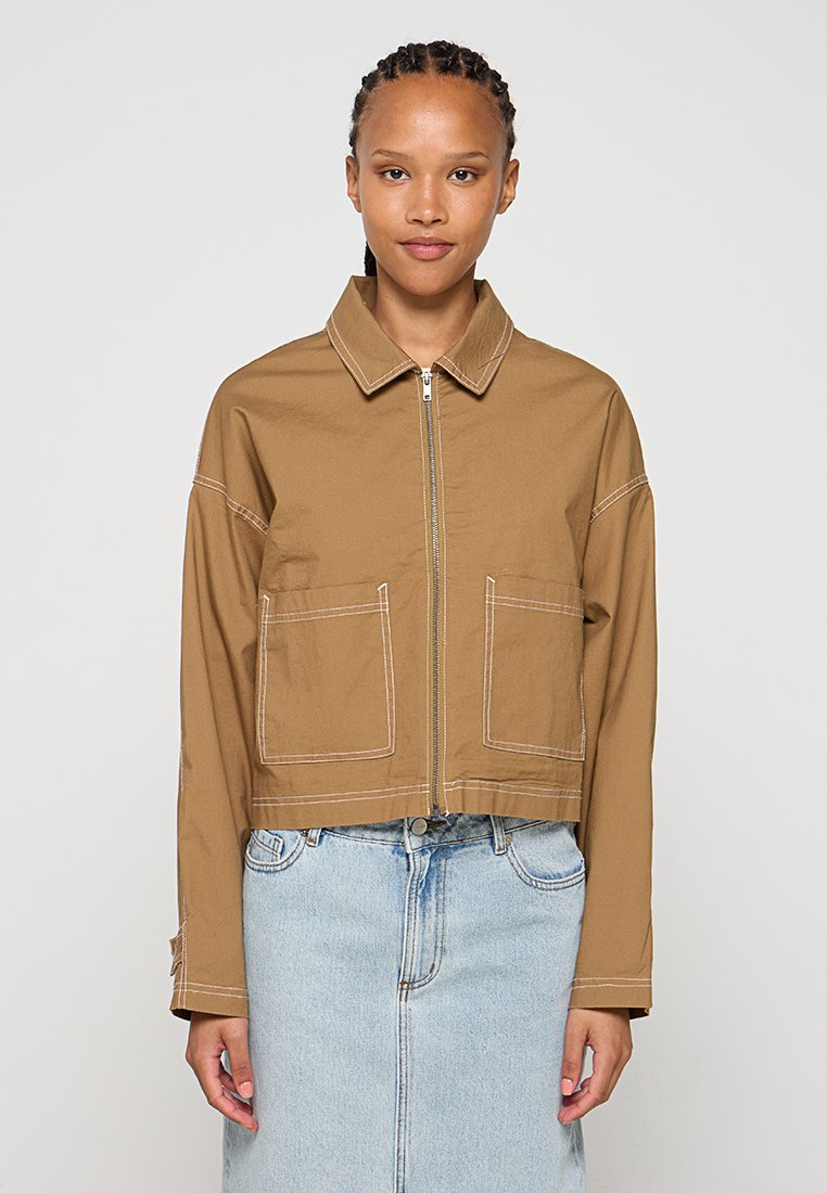 RVCA Lichte jas bruin