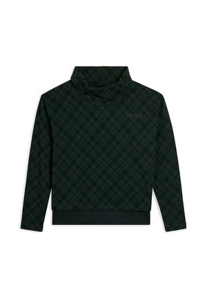 COMFORT FIT FANTASIA ALL-OVER CON FONDO SOVRAPPOSTO - Felpa - green