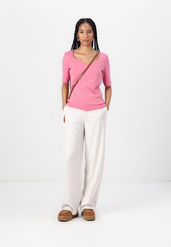 CREW NECK - Basic T-shirt - bright rose3