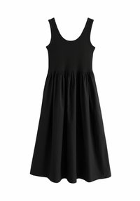 THE SET REGULAR FIT - 2 PACK MIX MIDI - Freizeitkleid - black taupe