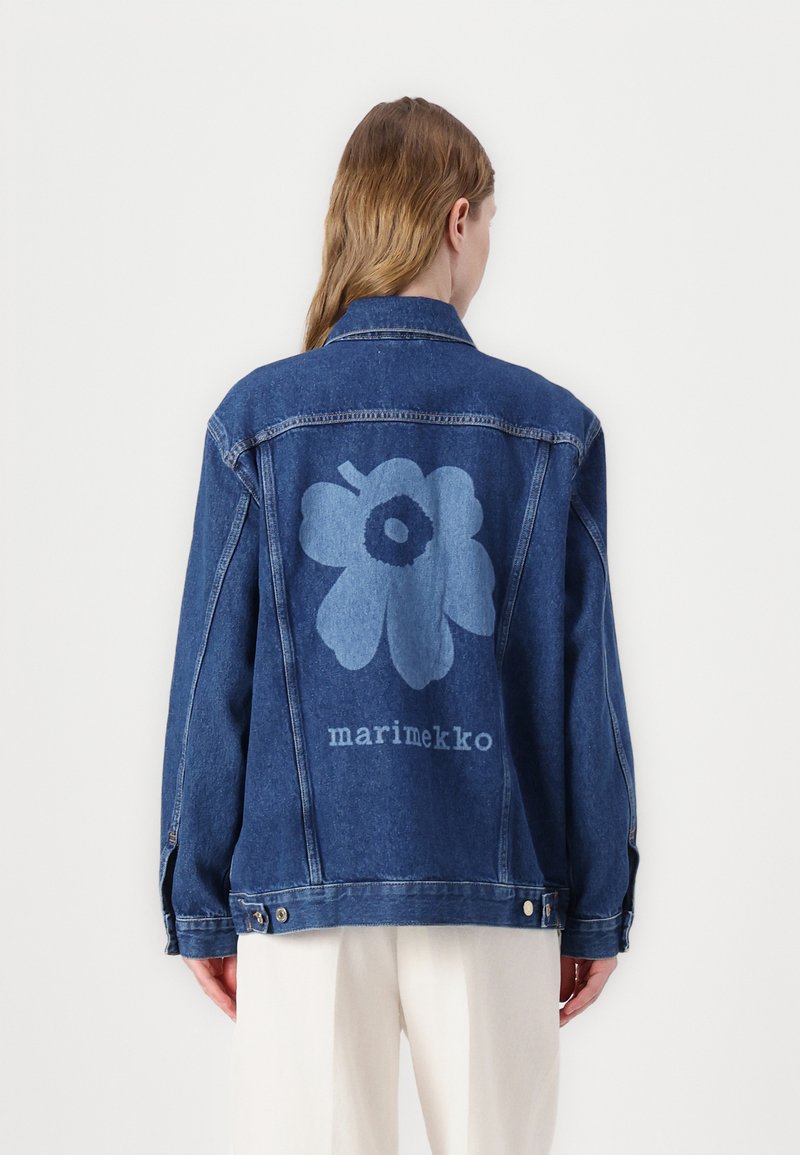 Marimekko MURROS UNIKO - Farkkutakki - worn indigo
