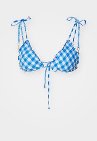 CIAO BELLA CHECK SLIDE TRI - Haut de bikini - azure