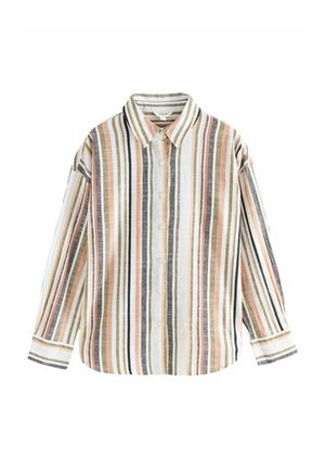 Next LONG SLEEVE SHIRT - Hemdbluse - white stripe