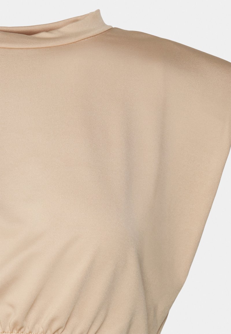 Damen T-Shirts | Missguided Petite RECYCLED SHOULDER PAD CROP 2PACK Top black/taupe/schwarz - FX70226 Damen T-Shirts | Missguided Petite RECYCLED SHOULDER PAD CROP 2PACK Top black/taupe/schwarz - FX70226