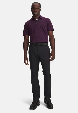 Under Armour UA MATCHPLAY TAPERED PANT - Stoffhose - black/white