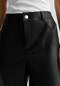 New Look Petite Tygbyxor - black