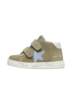 PINN - Scarpe primi passi - militärgrüne-himmlisch