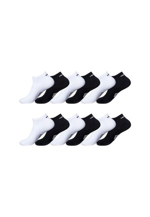 12 PACK - Socquettes - noir blanc