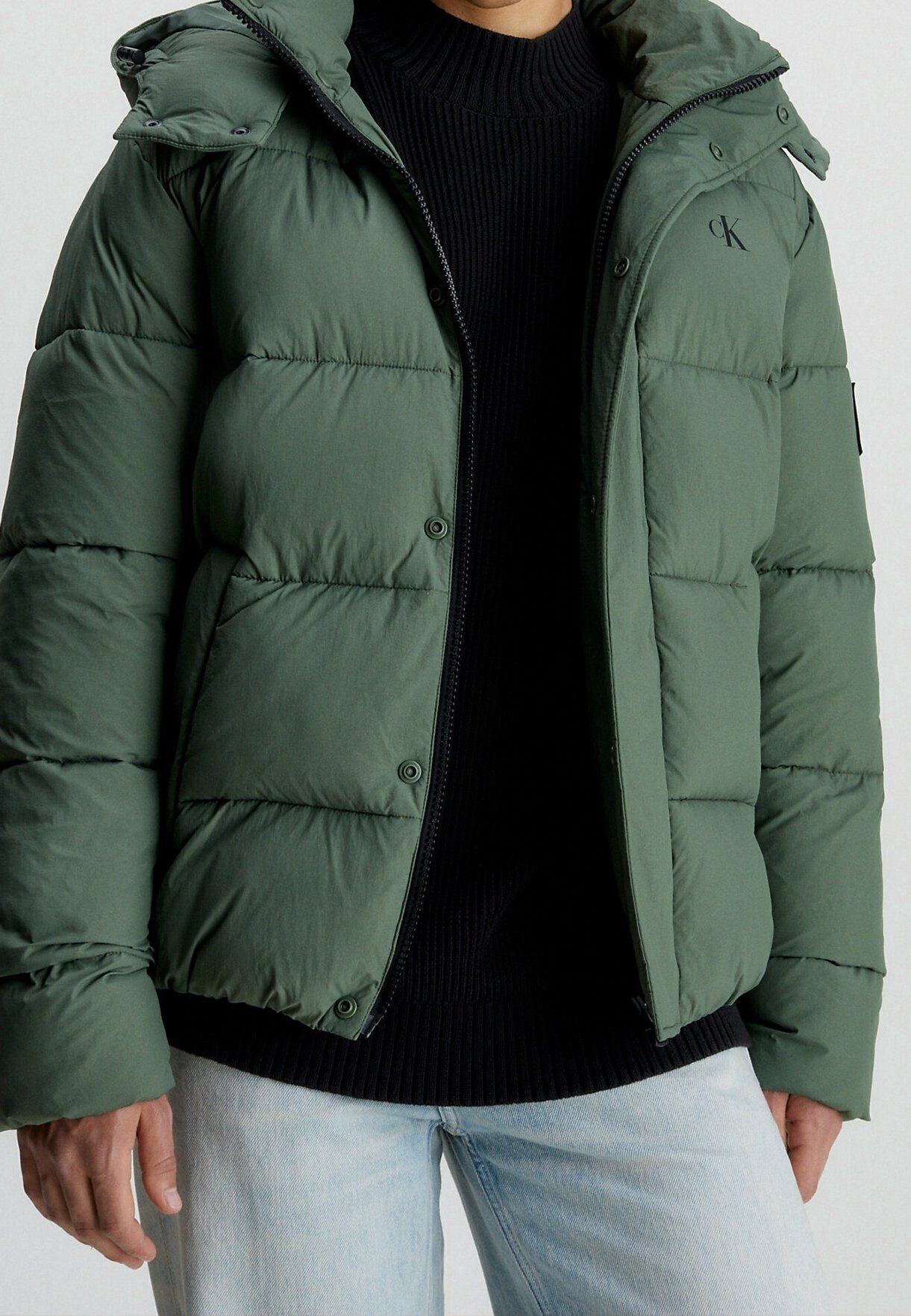 Calvin Klein Jeans Winter jacket khaki (Pre-owned) Zalando