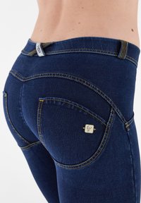 Freddy WR UP CLASSIC PUSH-UP - Vaqueros pitillo - dark jeans yellow seam