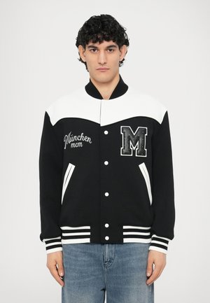 VARSITY - Bomber-jakk - black/white