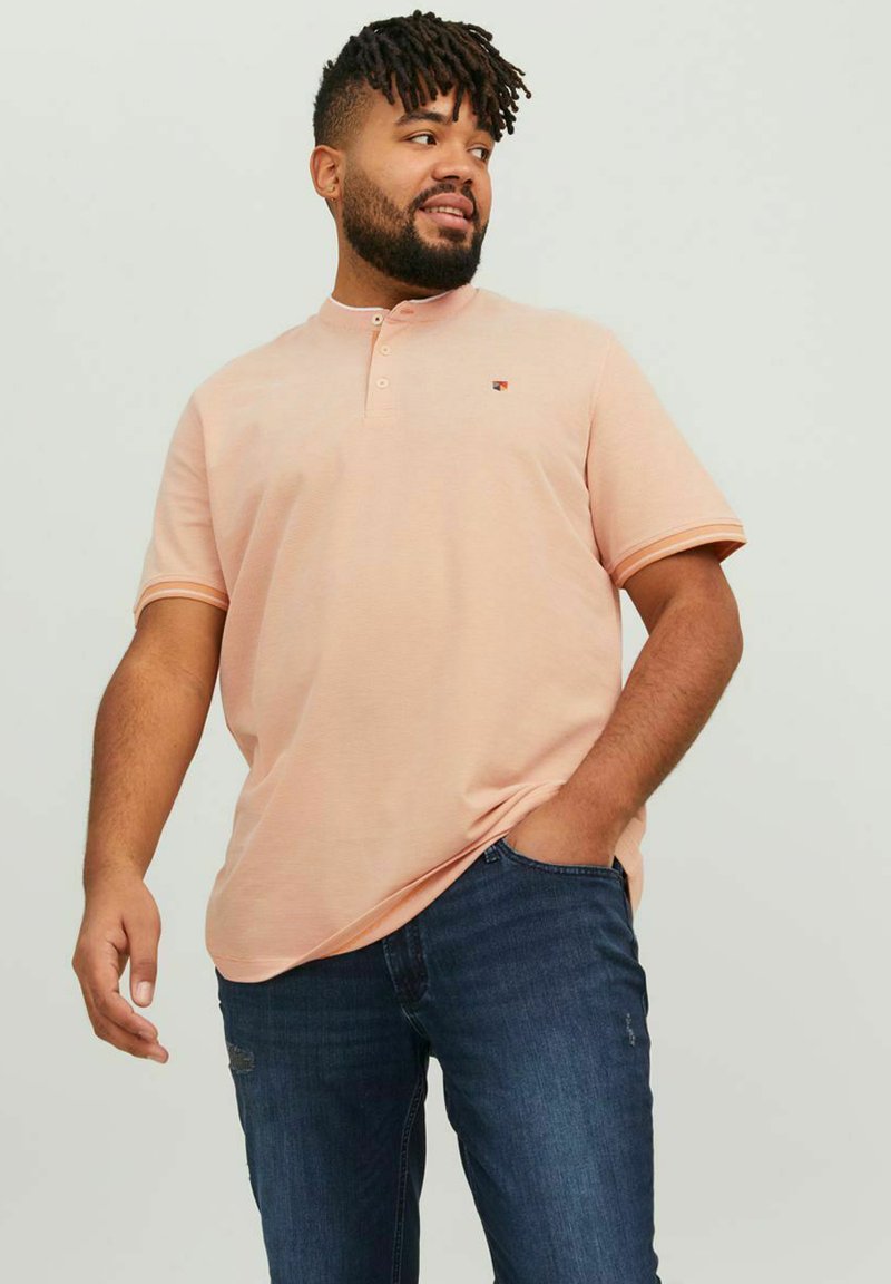 JACK & JONES Jjjoe Shirt LS Plain Mao Camisa, Azul Marino, M