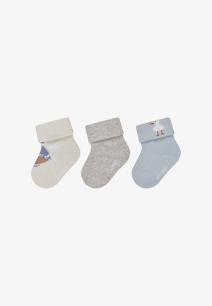 Sterntaler, 3ER-PACK SCHIFF - Socks - hellgrau