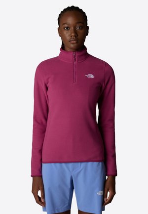 100 GLACIER 1/4 ZIP - Suéter de forro polar - cyber berry