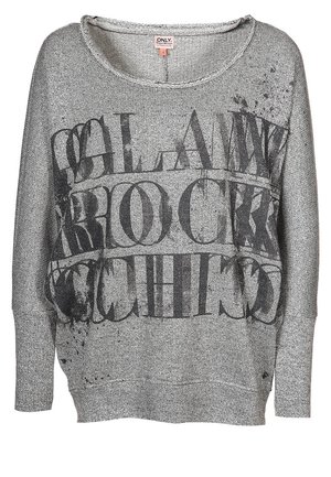 Pullover - mottled dark grey