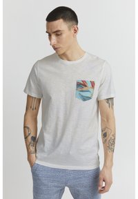 Blend BHTROP - Camiseta estampada - snow white