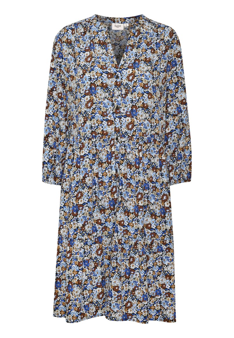 Saint Tropez Blousejurk blauw Saint Tropez Blousejurk blauw